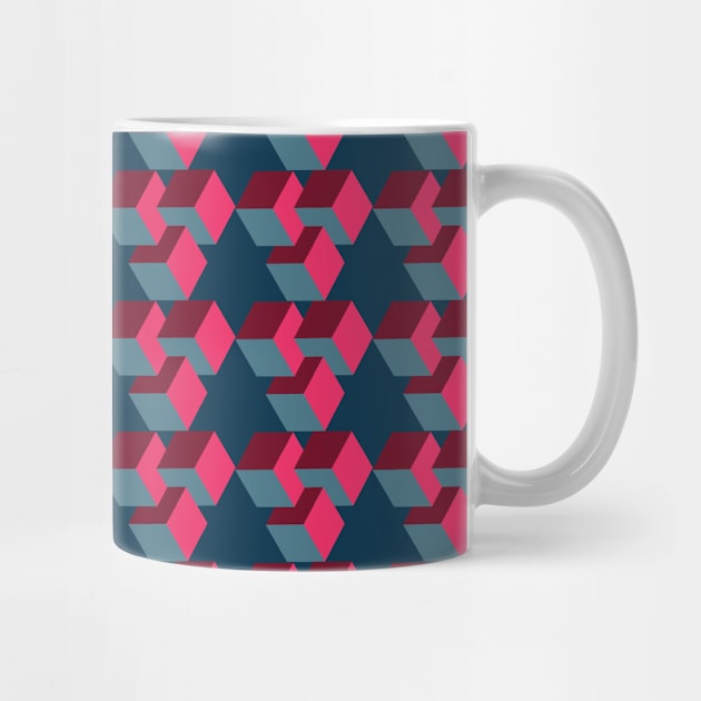 Cubic Geometric Dark Color Pattern by WwsNttb